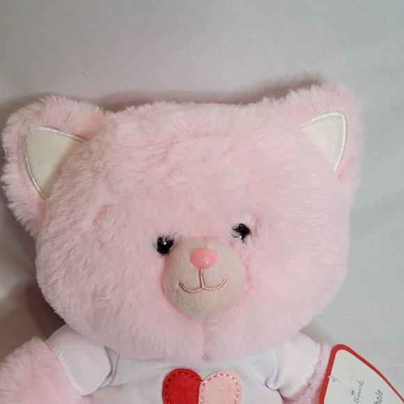Hallmark My Whole Heart Kitty Pink Original Tag Storage Odor 10 Inch Plush - Picture 2 of 6